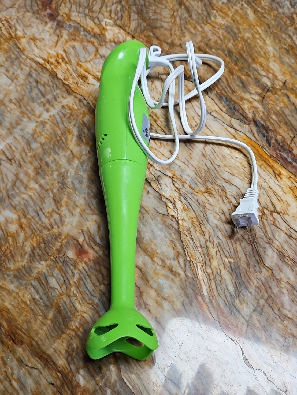 Fine Life Electric Handheld Immersion Blender, Lime Green